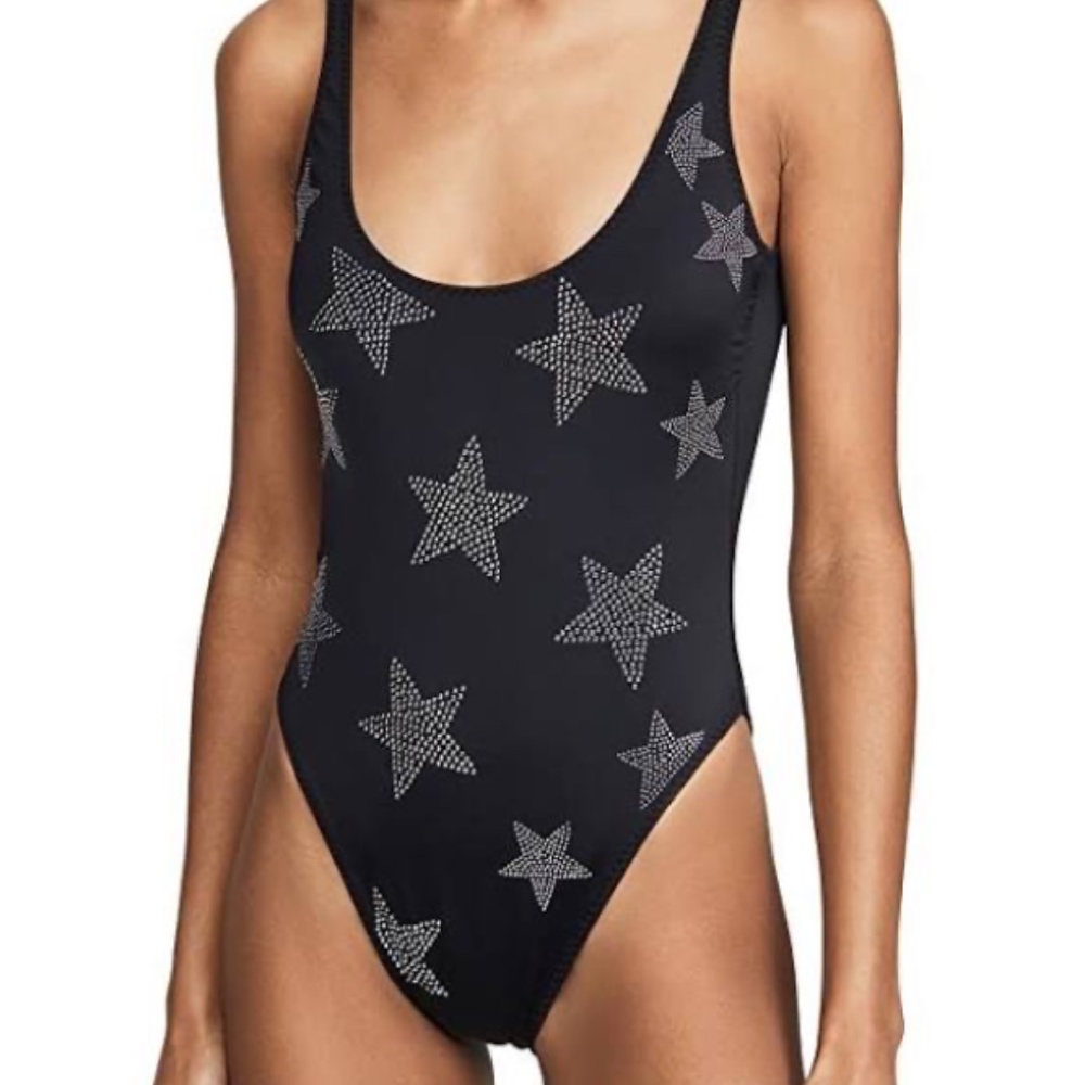 Stella McCartney Studded Stars One Piece Swimsuit ☆☆